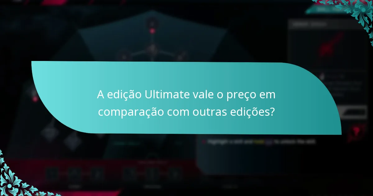 Como é o desempenho da edição Ultimate em diferentes consolas?