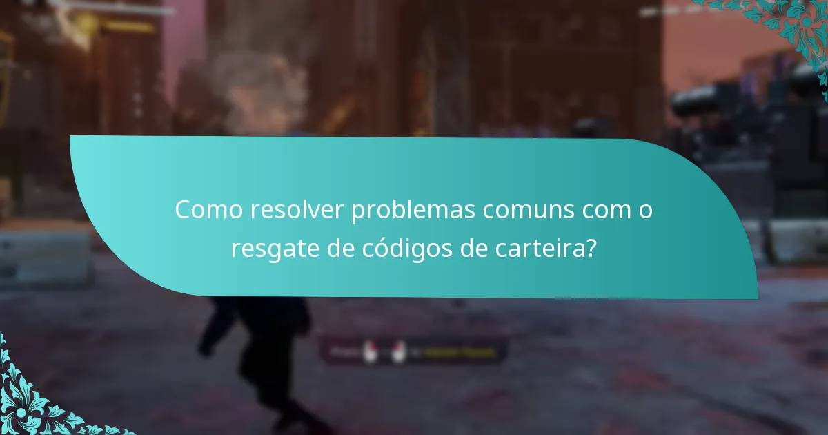Que tipos de melhorias podem ser obtidas com códigos de carteira?